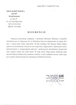 Kancelaria MINKUS - list referencyjny